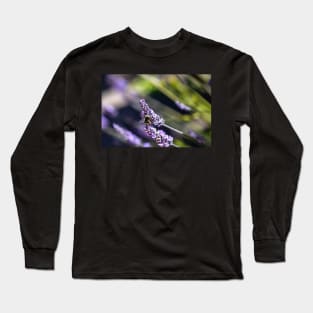 Bee on lavender Long Sleeve T-Shirt